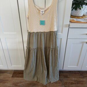 Cute green Midi Dress